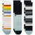 Stance Badwater Crew 3-Pack Socks Multi