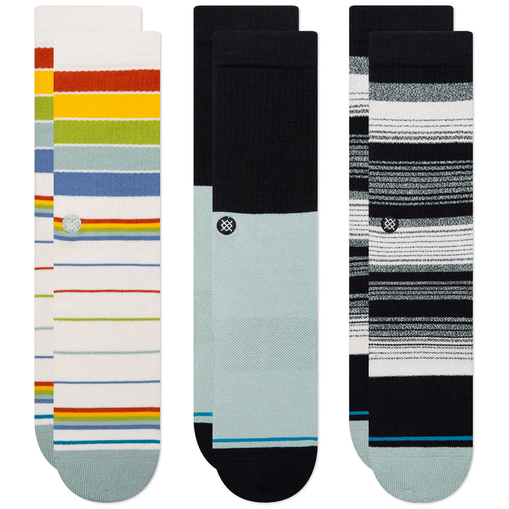 Stance Badwater Crew 3-Pack Socks Multi