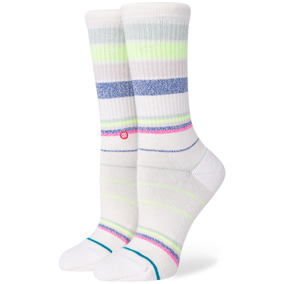 Stance Happy Thoughts Crew Socks - Women's Off White