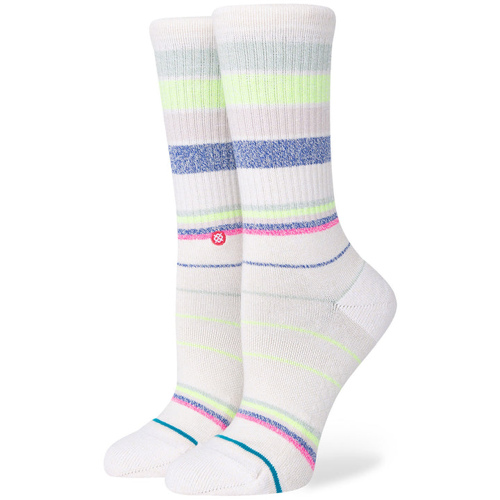 Stance Happy Thoughts Crew Socks - Women's Off White
