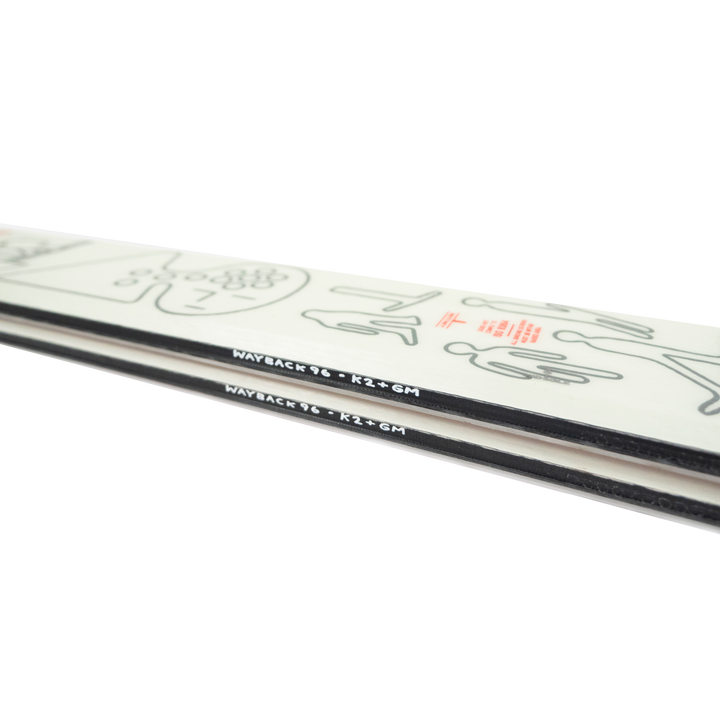 K2 x Geoff McFetridge Wayback 96 Skis 2021