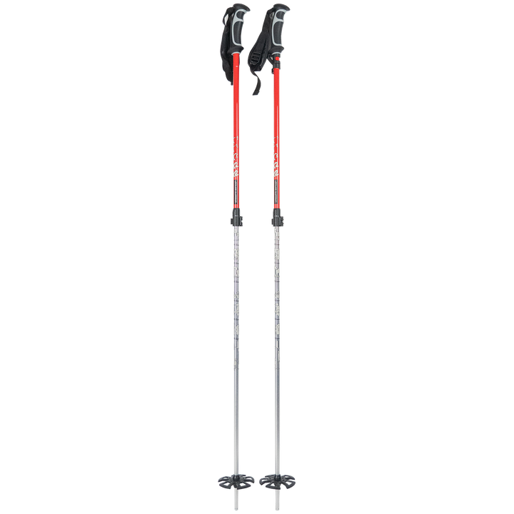 K2 x Geoff McFetridge Lockjaw Adjustable Ski Poles 2021