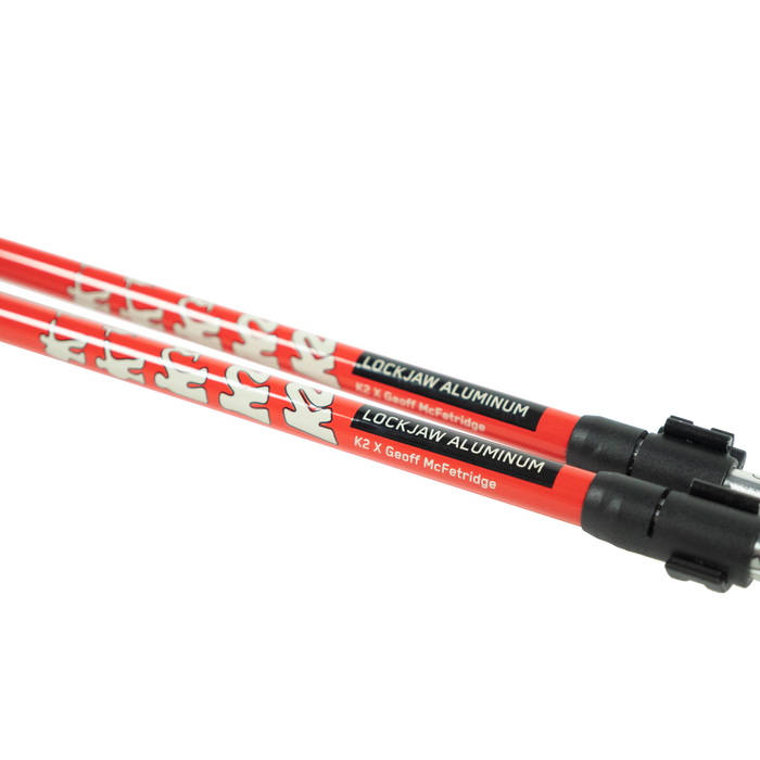 K2 x Geoff McFetridge Lockjaw Adjustable Ski Poles 2021