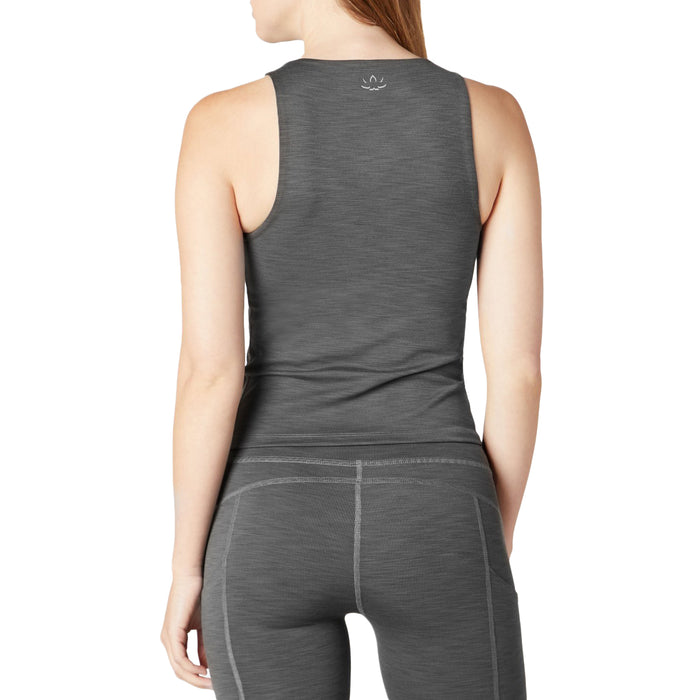 Beyond Yoga Square Neck Tank - Women's Smoke Grey Heather