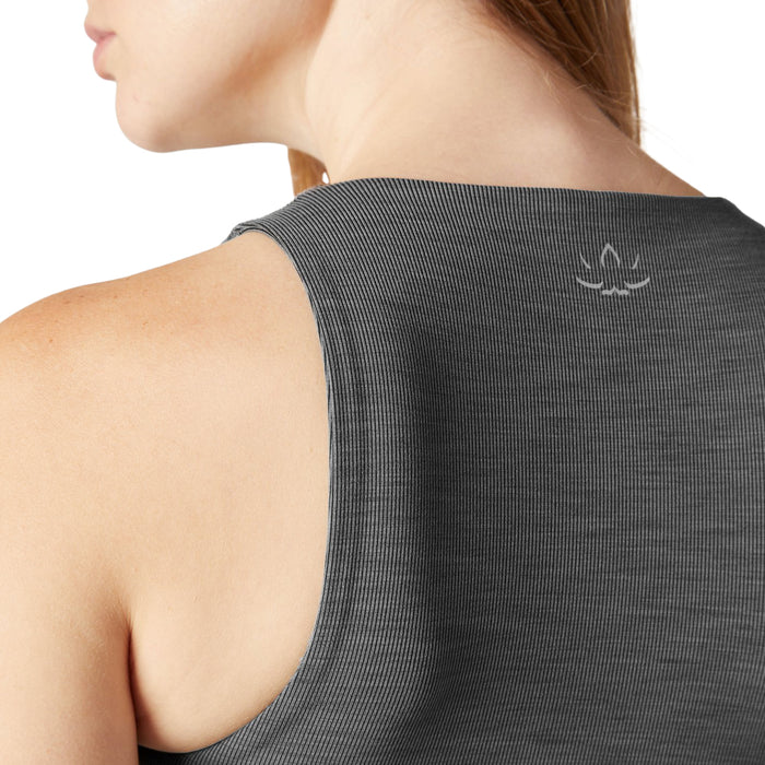 Beyond Yoga Square Neck Tank - Women's Smoke Grey Heather