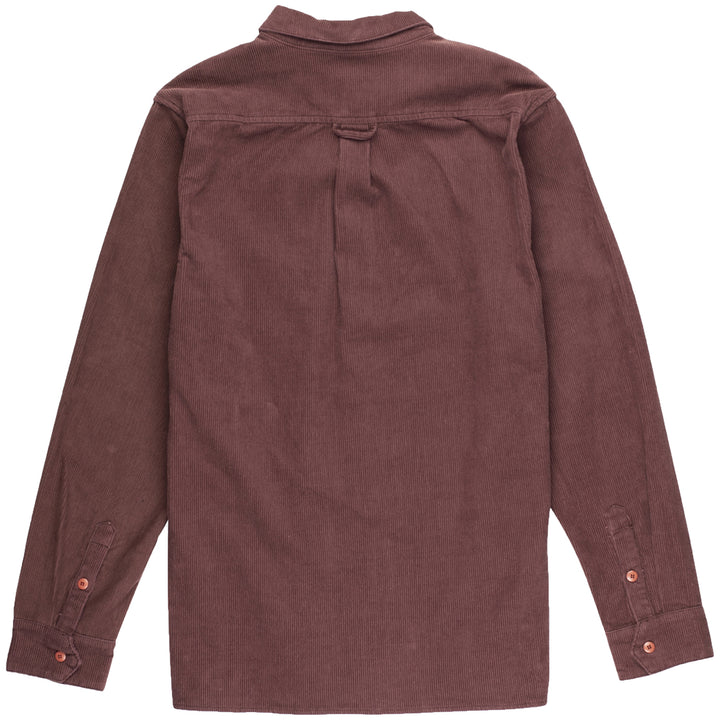 Rhythm Corduroy Long-Sleeve Shirt - Men's Merlot