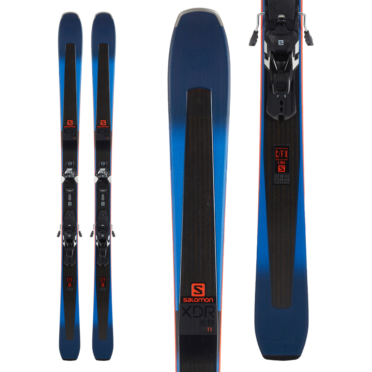 Salomon XDR 88 Ti Skis + Warden MNC 13 Bindings 2019
