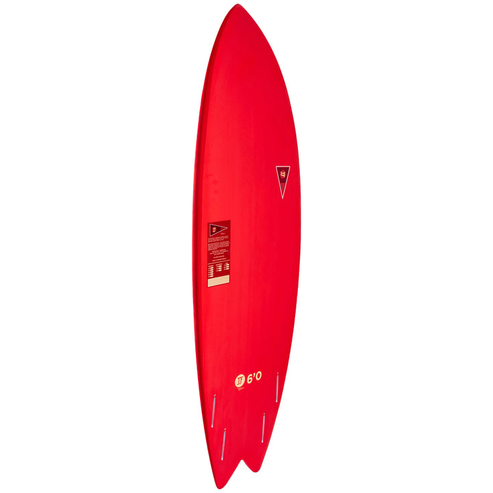 JJF by Pyzel AstroFish Surfboard Red