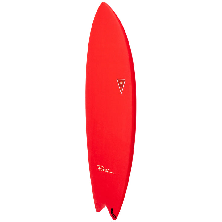 JJF by Pyzel AstroFish Surfboard Red