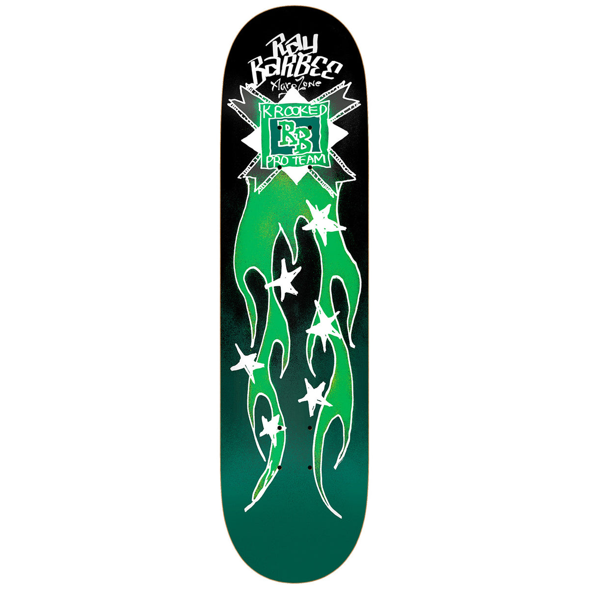 Krooked Barbee Flames 8.38 Skateboard Deck