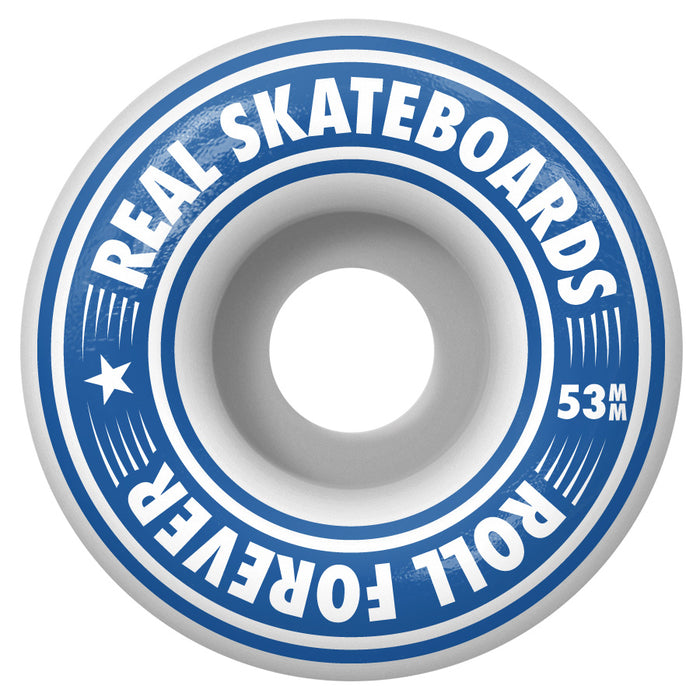 Real Golden Oval Outline 7.75 Skateboard Complete