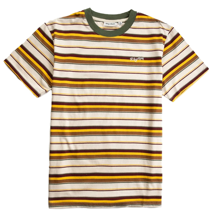 Rhythm Everyday Stripe T-Shirt - Men's Natural