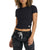 Vuori Pose Fitted T-Shirt - Women's Black