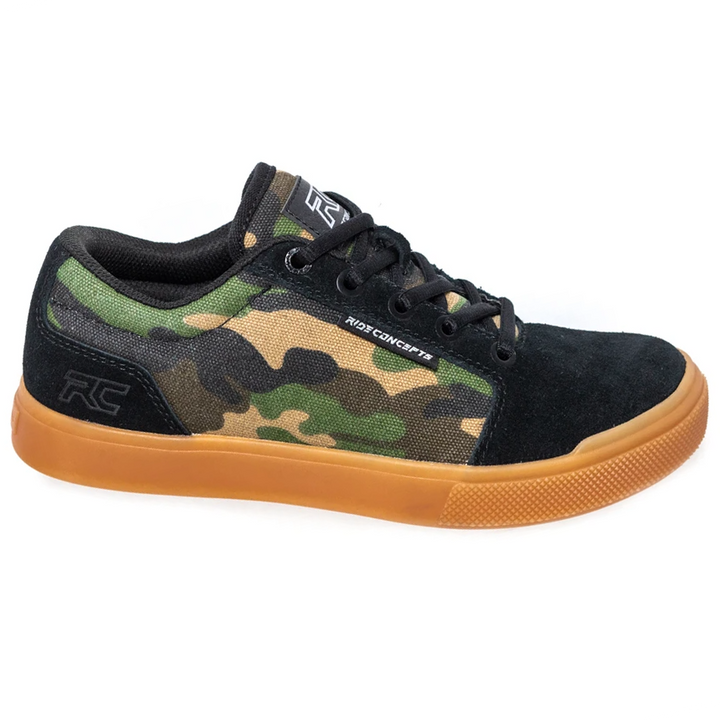 Ride Concepts Vice Shoes - Kids' Camo/Black