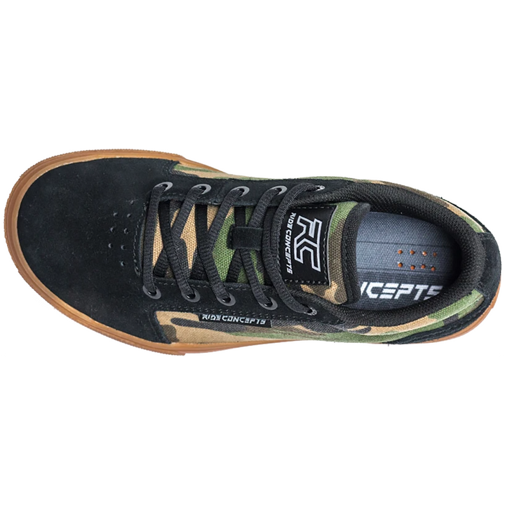 Ride Concepts Vice Shoes - Kids' Camo/Black