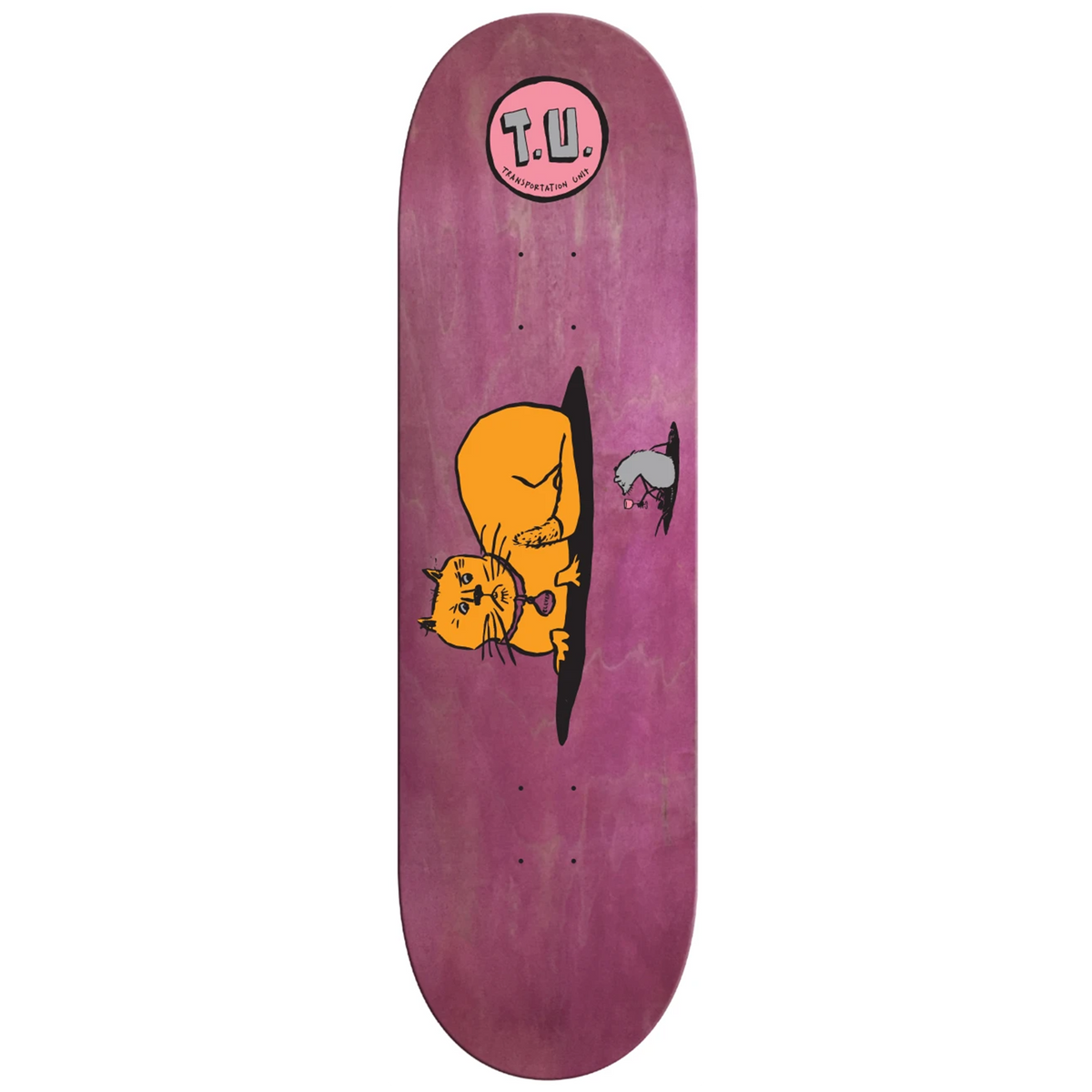 Transportation Unit Cat And Mouse Assorted 8.8 Skateboard Deck