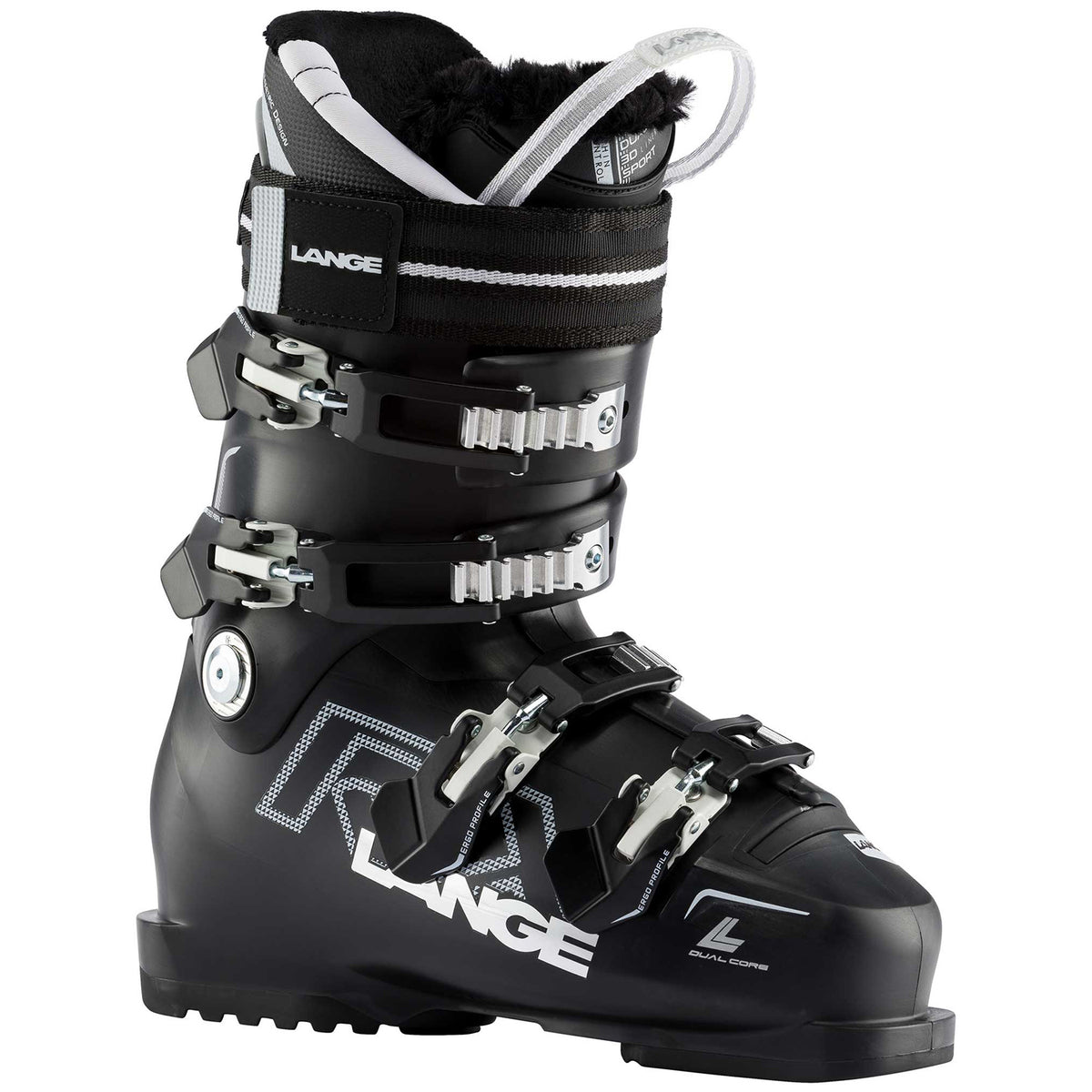 Lange RX 80 W LV Ski Boots - Women's 2021 Black/Pearl White