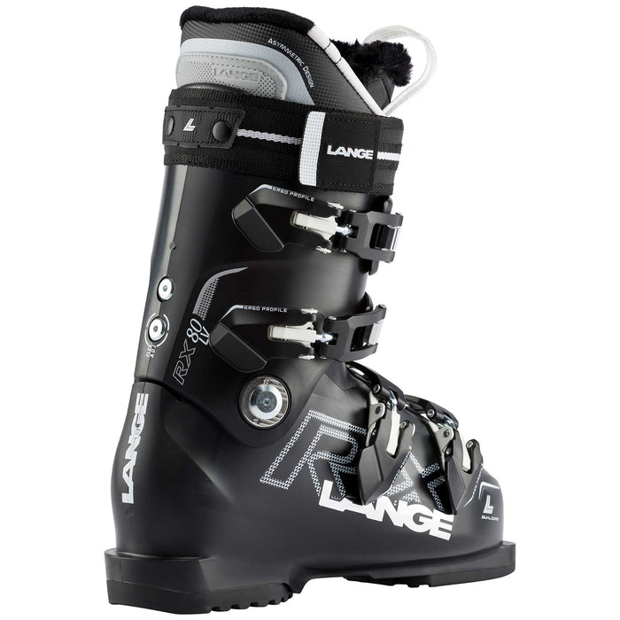 Lange RX 80 W LV Ski Boots - Women's 2021 Black/Pearl White
