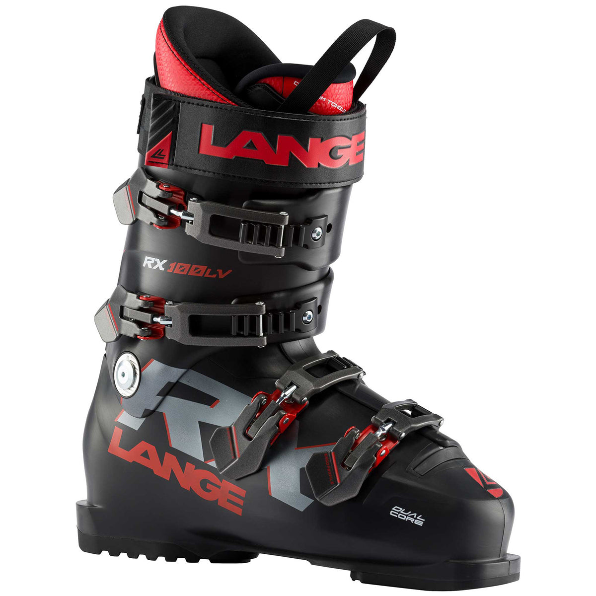 Lange RX 100 LV Ski Boots 2021 Black/Red