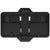 Thule License Plate Holder Black