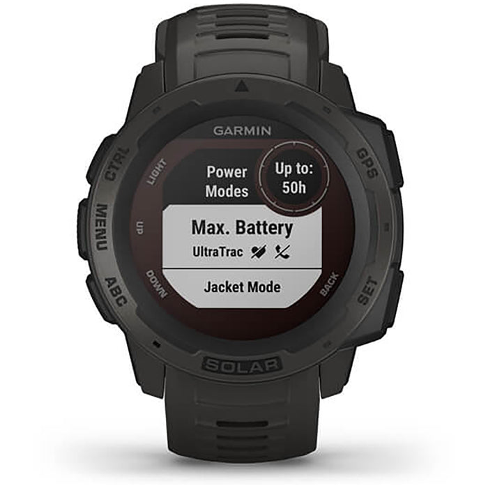Garmin Instinct® Solar GPS Watch Graphite