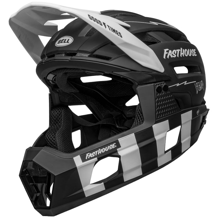 Bell Super Air R Spherical MIPS Bike Helmet Fasthouse Matte Black/White