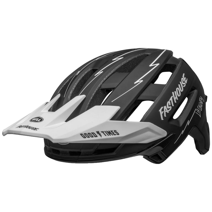 Bell Super Air R Spherical MIPS Bike Helmet Fasthouse Matte Black/White