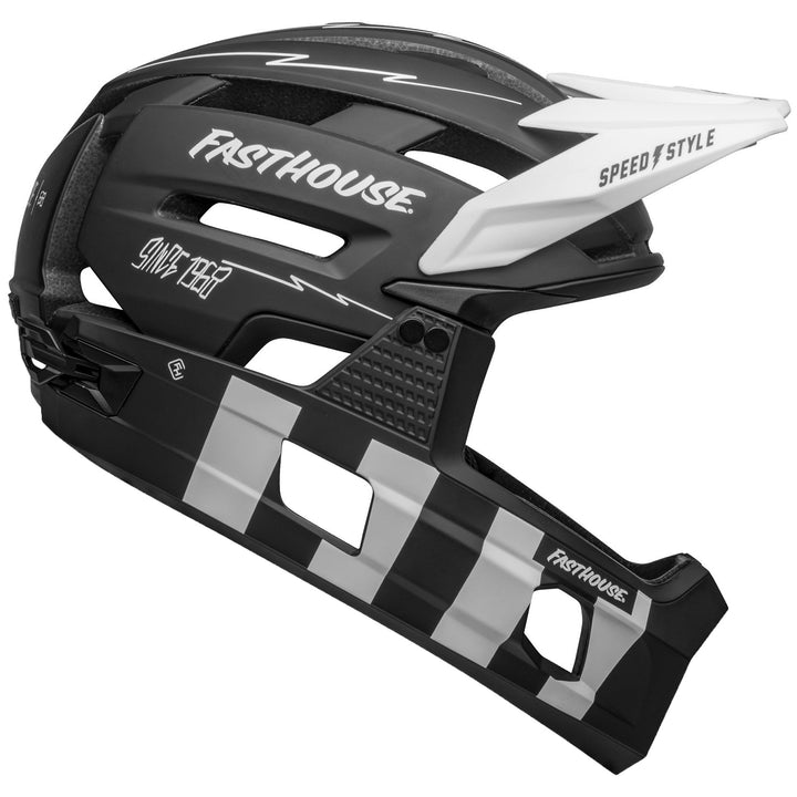 Bell Super Air R Spherical MIPS Bike Helmet Fasthouse Matte Black/White