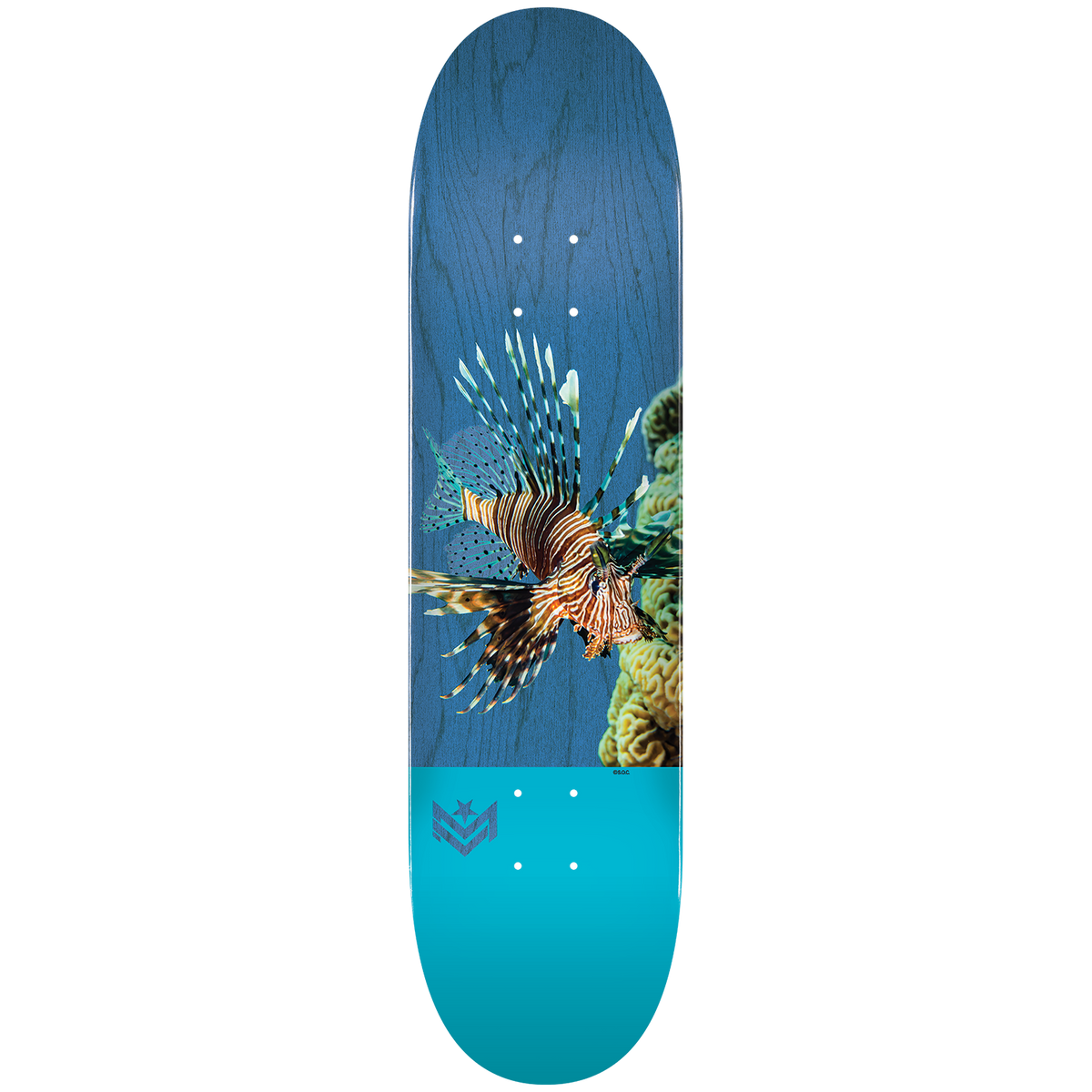 Mini Logo Poison Lion Fish 7.75 Skateboard Deck