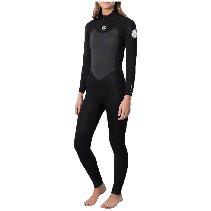 Rip Curl 3/2 Omega Back Zip Steamer Wetsuit - Women's Black
