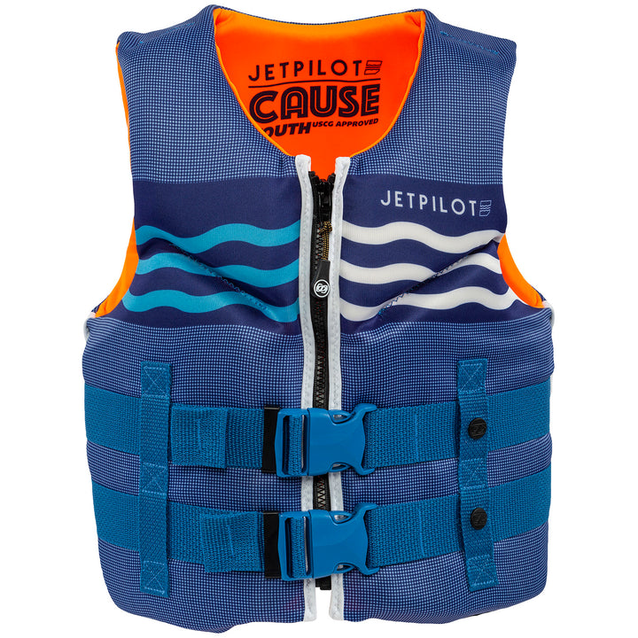 Jetpilot Cause Neo CGA Wake Vest - Kids' 2022 Blue