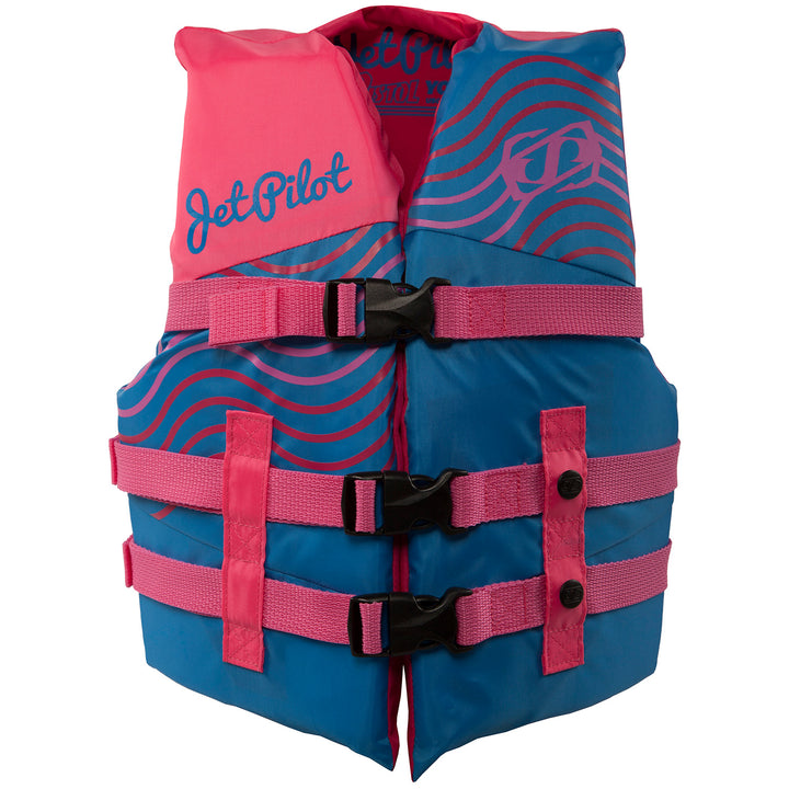 Jetpilot Pistol Youth Nylon CGA Vest - Kids' 2021 Pink/Blue