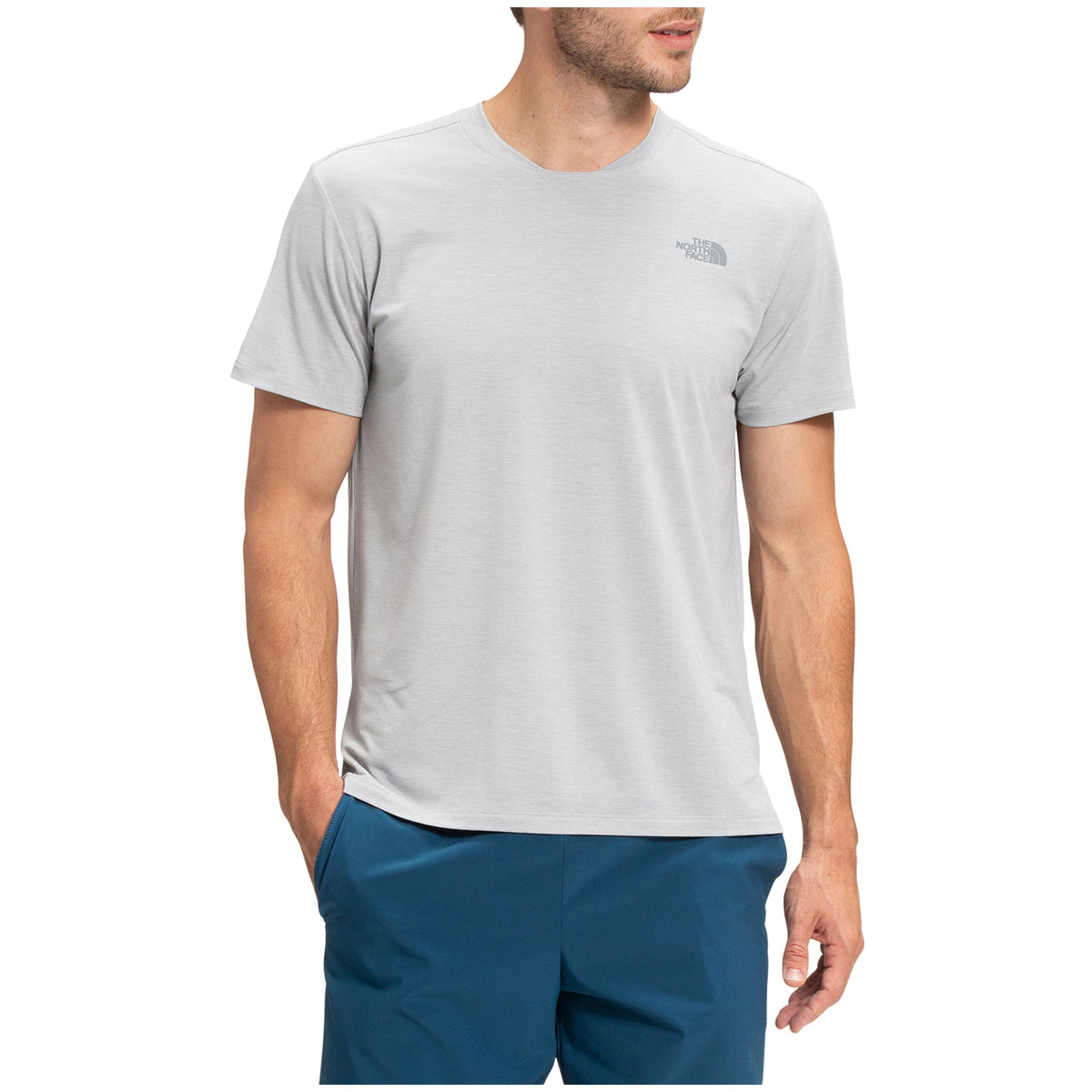 The North Face Wander T-Shirt - Men's TNF Light Grey Heather