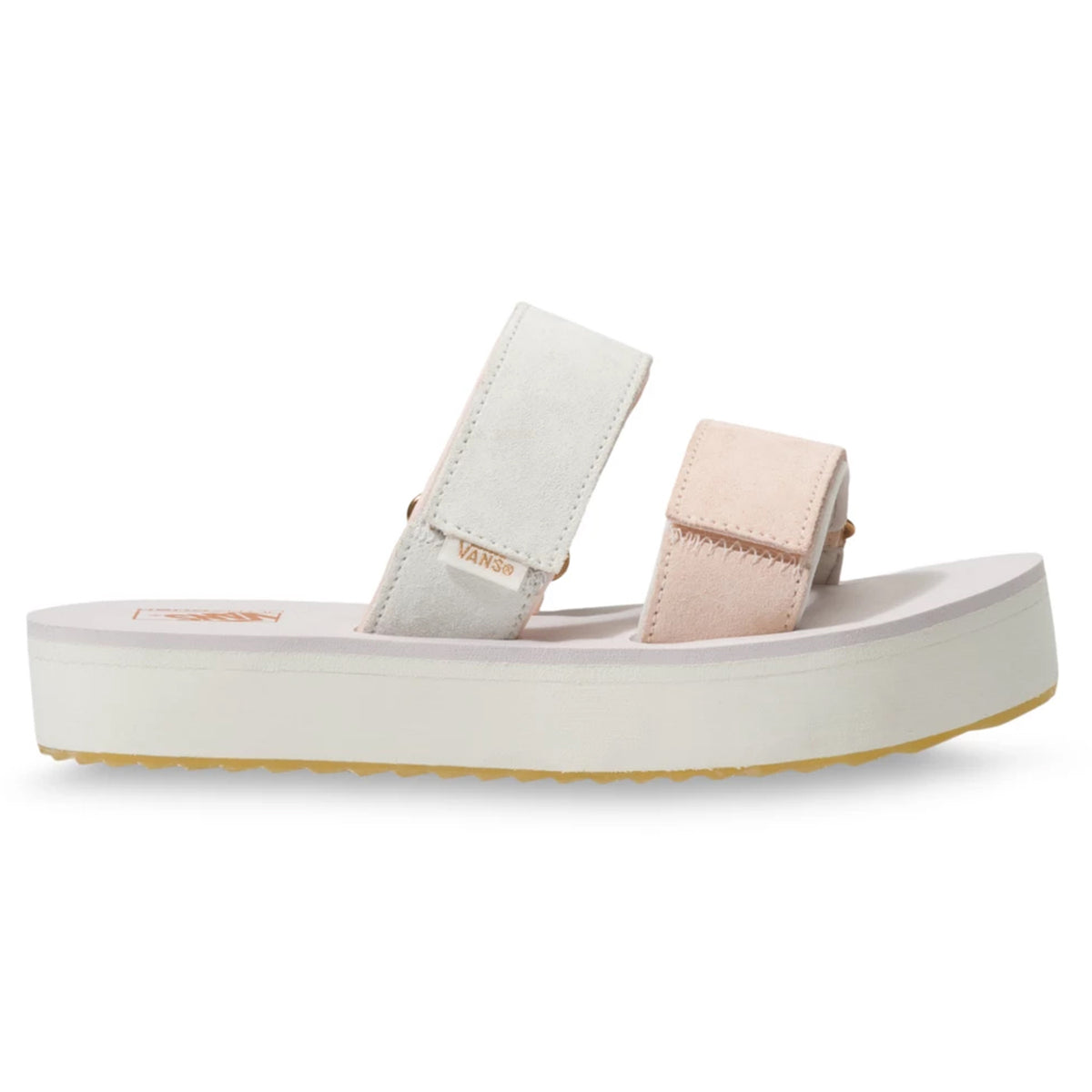 Vans Cayucas Slide Mega Platform Sandals - Women's (Metallic Stitch) Hushed Violet/Marshmallow
