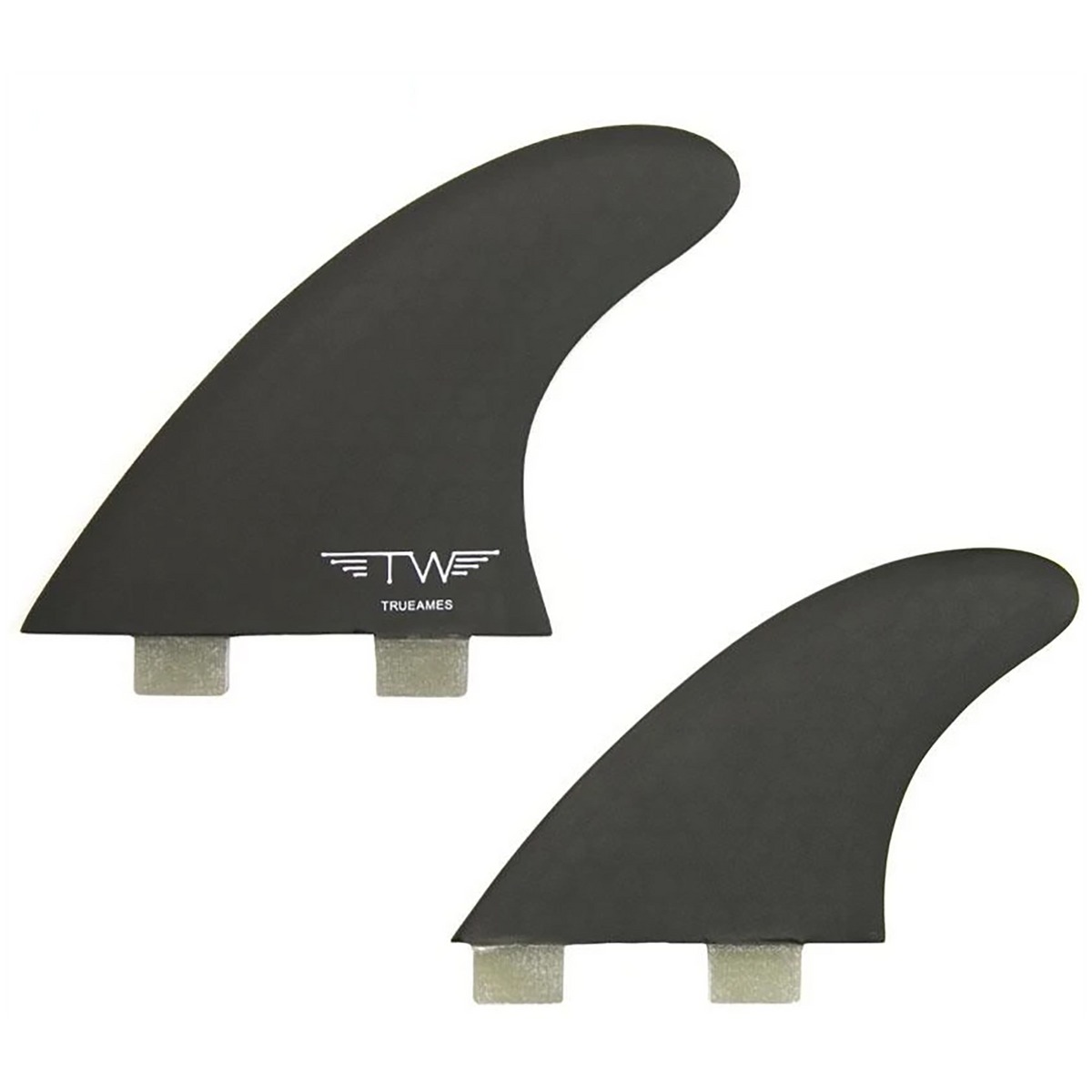 True Ames Tyler Warren FCS Quad Fin Set Smoke Hexcore