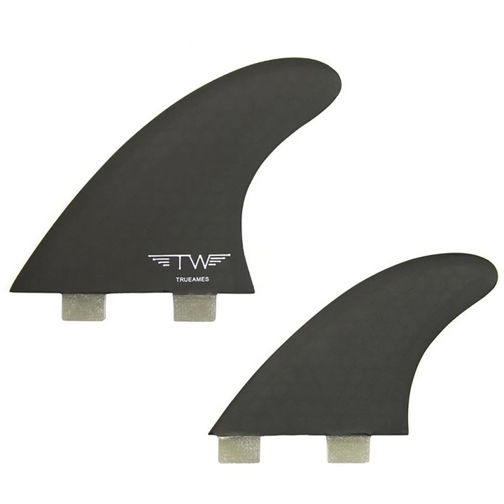 True Ames Tyler Warren FCS Quad Fin Set Smoke Hexcore