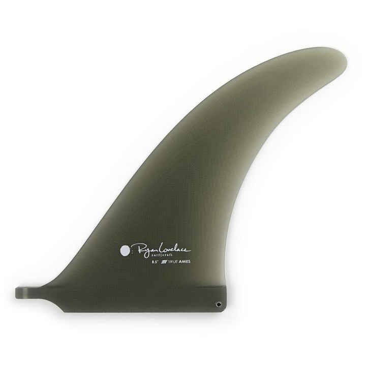 True Ames Lovelace V. Bowls Longboard Fin Smoke