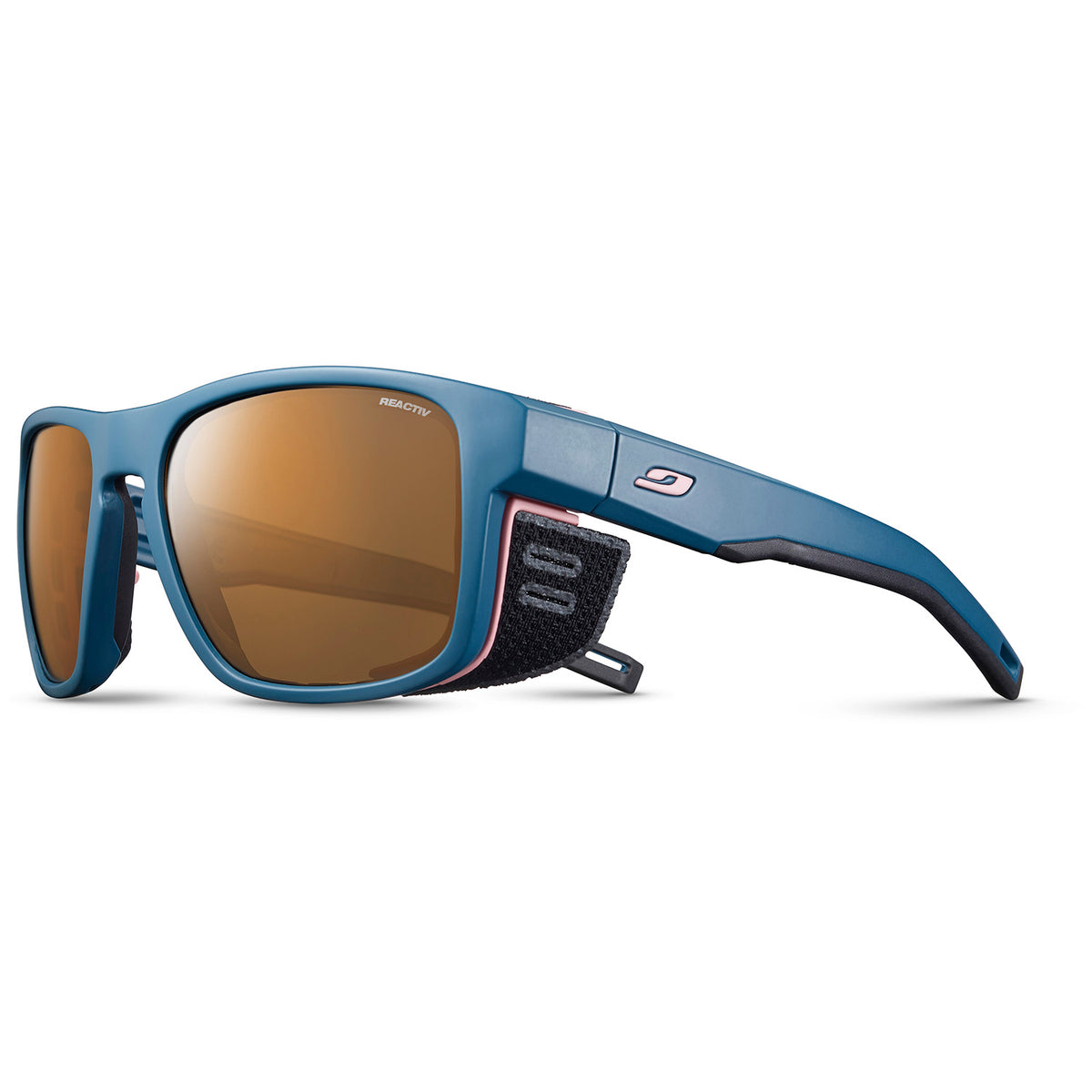 Julbo Shield M Reactiv Sunglasses Blue/Pink - Reactiv High Mountain 2-4