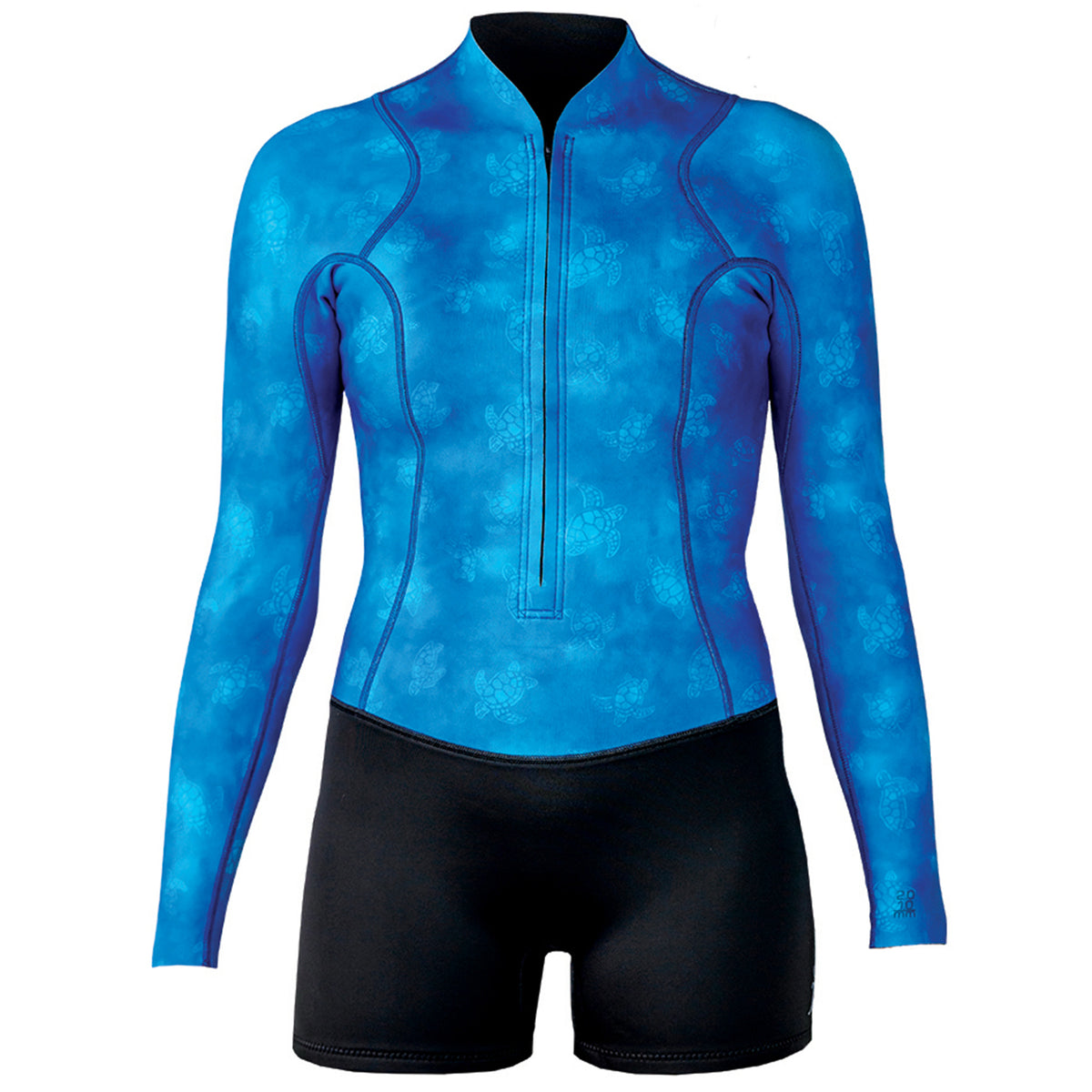 XCEL Water Inspired Axis Long Sleeve Front Zip 2/1mm Springsuit - Women's Black/Honu