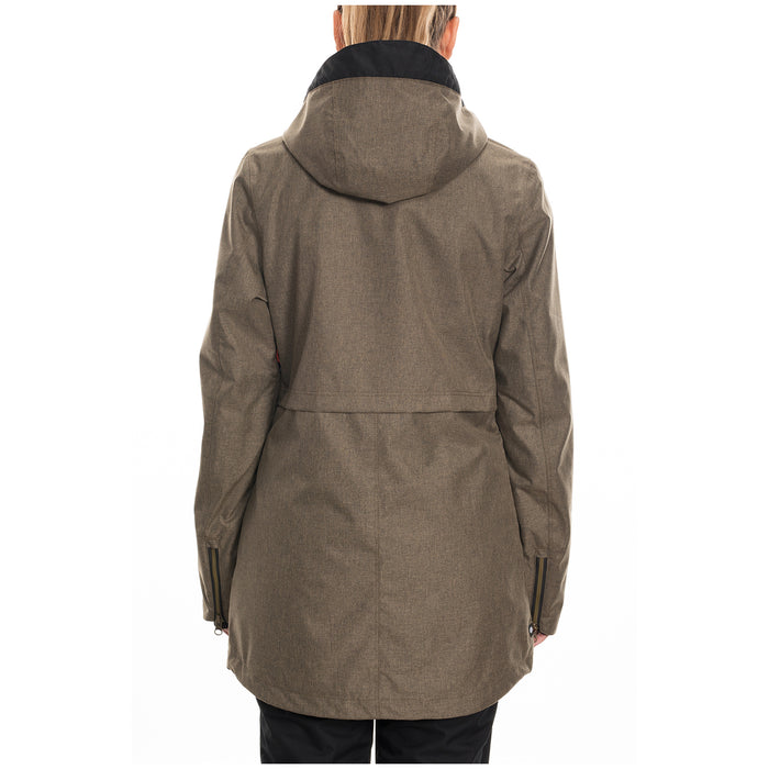 686 Cascade Shell Jacket - Women's Khaki Melange