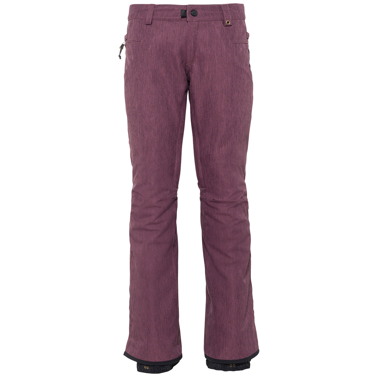 686 Crystal Shell Pants - Women's Plum Diamond Texture