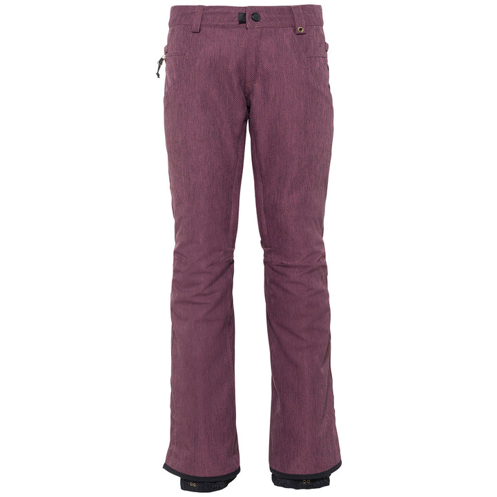 686 Crystal Shell Pants - Women's Plum Diamond Texture