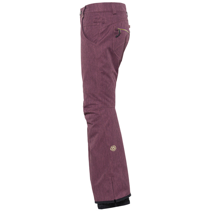 686 Crystal Shell Pants - Women's Plum Diamond Texture