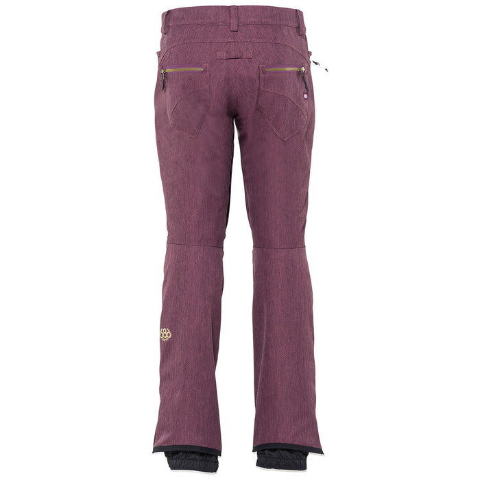 686 Crystal Shell Pants - Women's Plum Diamond Texture