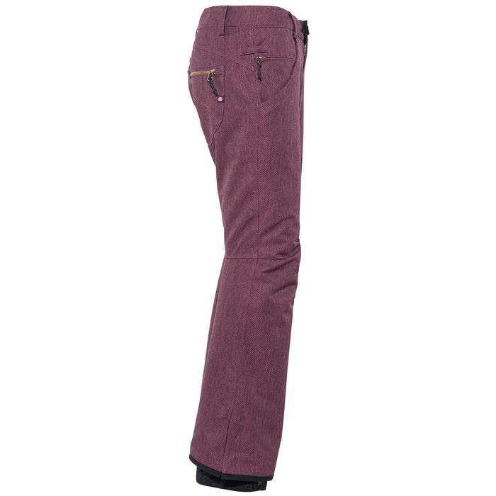 686 Crystal Shell Pants - Women's Plum Diamond Texture