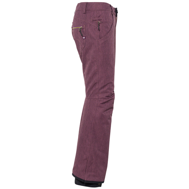 686 Crystal Shell Pants - Women's Plum Diamond Texture
