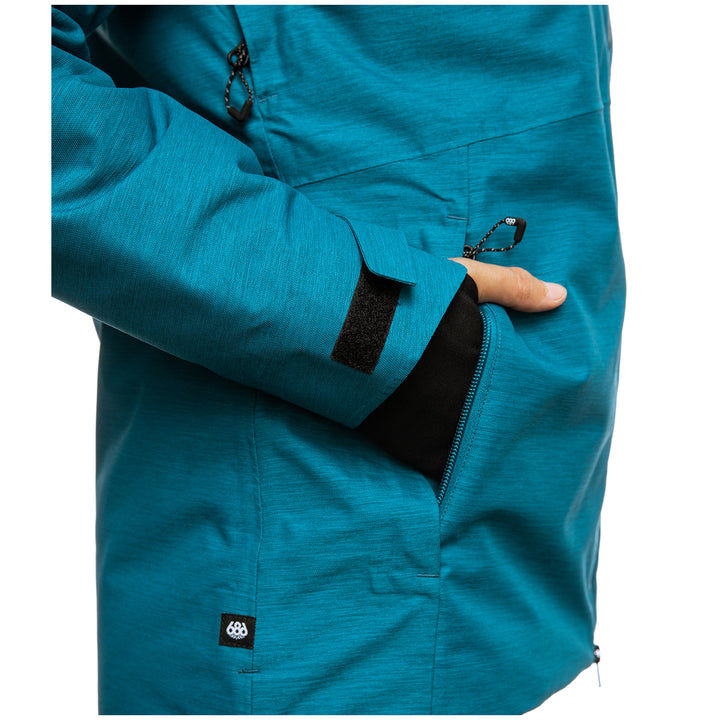 686 GLCR Hydra Insulated Jacket - Women's Dark Lagoon Heather
