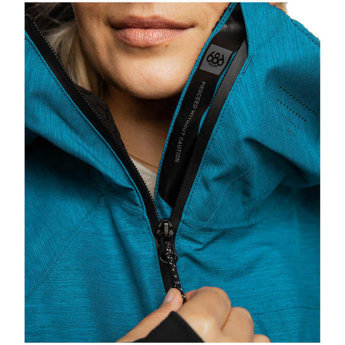 686 GLCR Hydra Insulated Jacket - Women's Dark Lagoon Heather