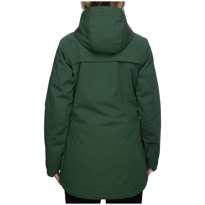 686 Spirit Insulated Jacket - Women's Pine Green Geo Jacquard