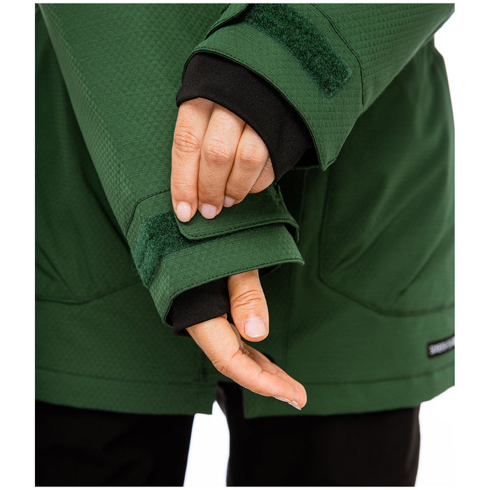 686 Spirit Insulated Jacket - Women's Pine Green Geo Jacquard
